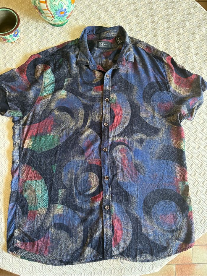 Chemise style rétro 80’s slim fit