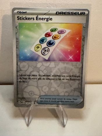 Carte Pokemon EV3.5 - 151  Stickers Énergie 159/165 Reverse