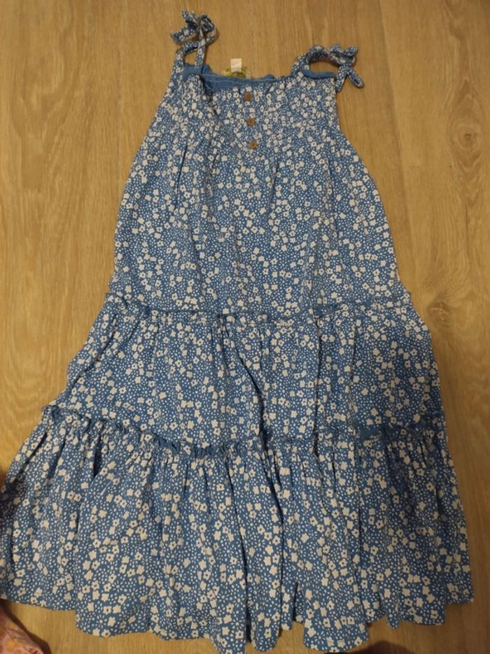 Robe longue à smocks fille imprimée fleurs Vertbaudet - photo numéro 2