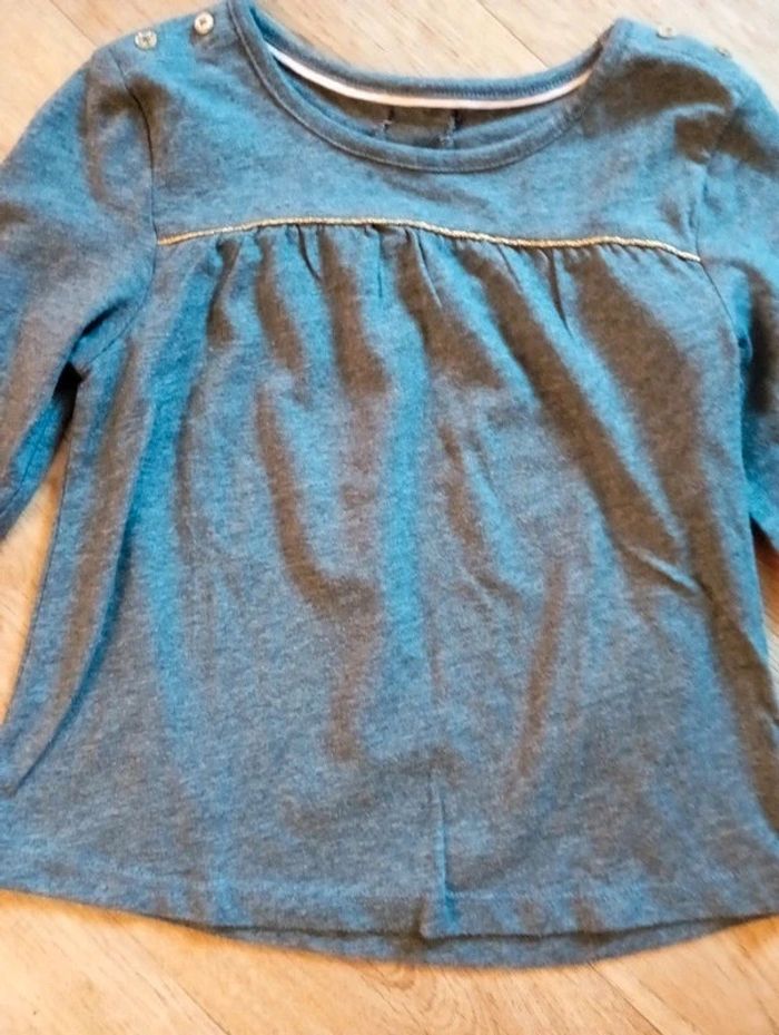 T shirt manches longues fille Kiabi 3 ans - photo numéro 2