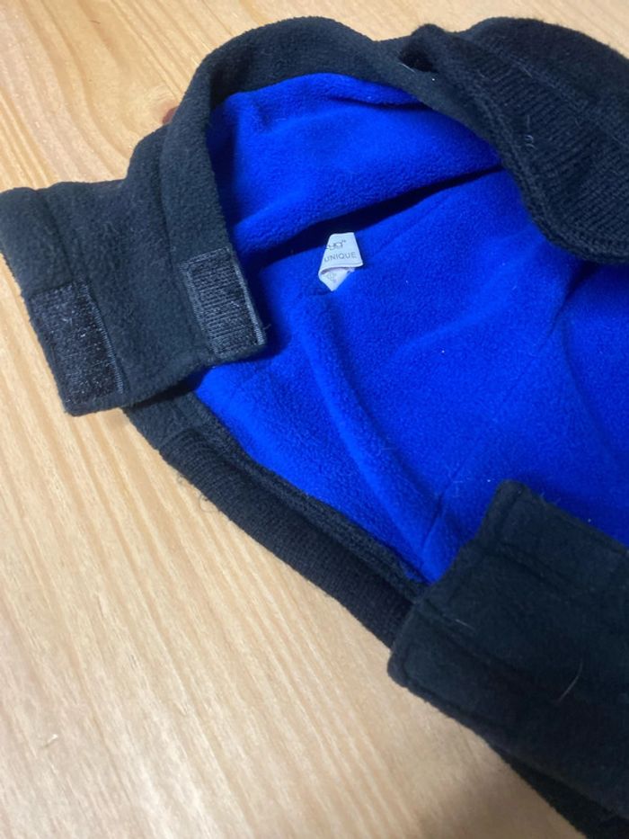 Cagoule enfant’polaire double épaisseur avec scratch - photo numéro 5