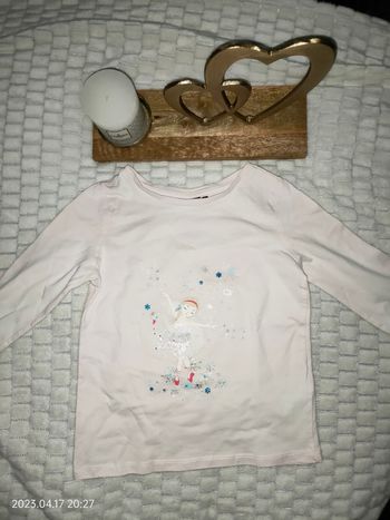 T-shirt rose pâle sergent major 6 ans