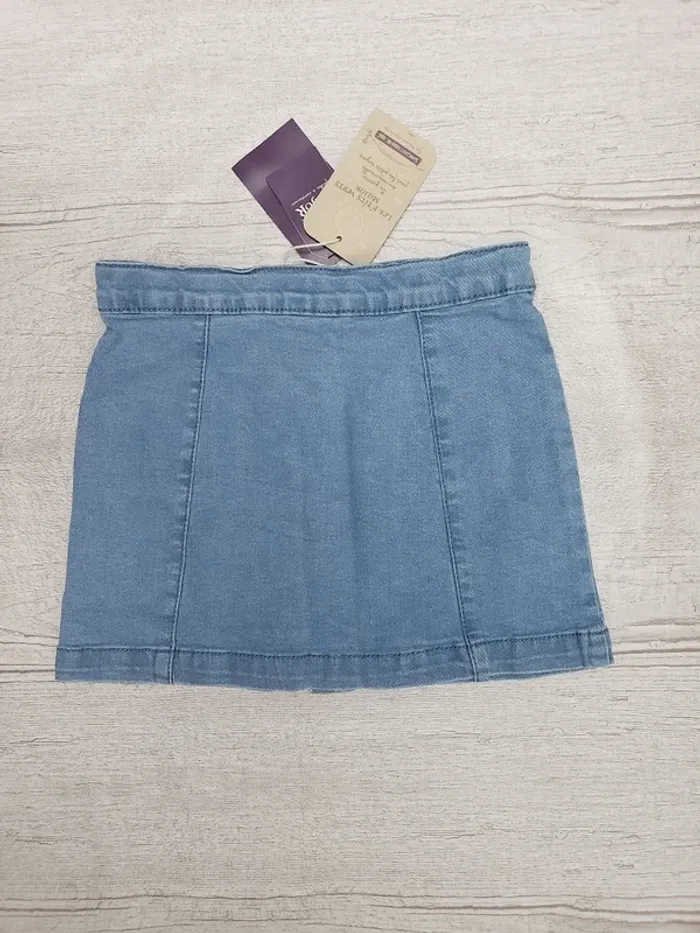 Jupe Sergent major 6 ans bleu denim clarinette - photo numéro 2