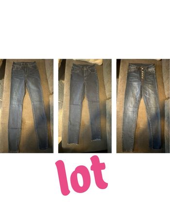 Lot 3 jeans 