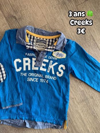 Polo 🍀 3 ans 🍀 Creeks