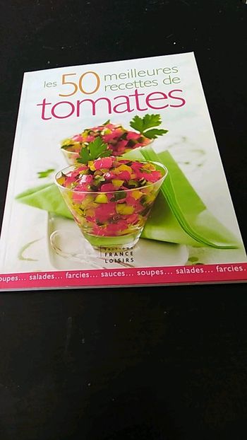 Livre 50 recettes de tomates