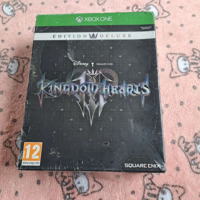 Jeu xbox one coffret édition deluxe kingdown hearts 3 neuf