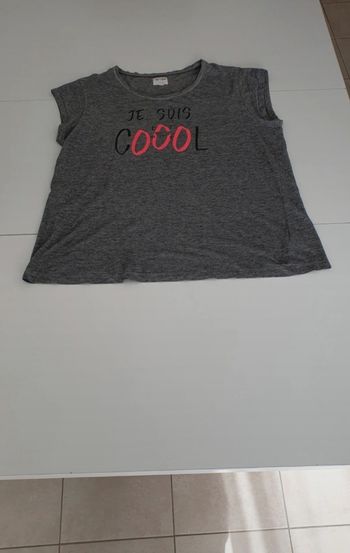 T shirt gris Etam en L