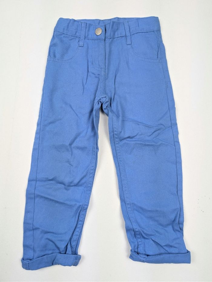 Pantalon chino bleu ciel - Lupilu - Taille 98 (2-3 ans)