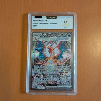 Carte Pokemon dracaufeu ex 223/197 PCA 9,5