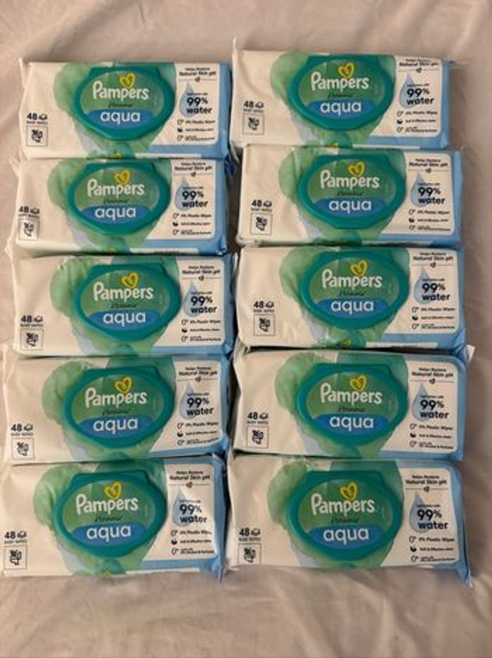 Lingettes Pampers Harmonie Aqua
