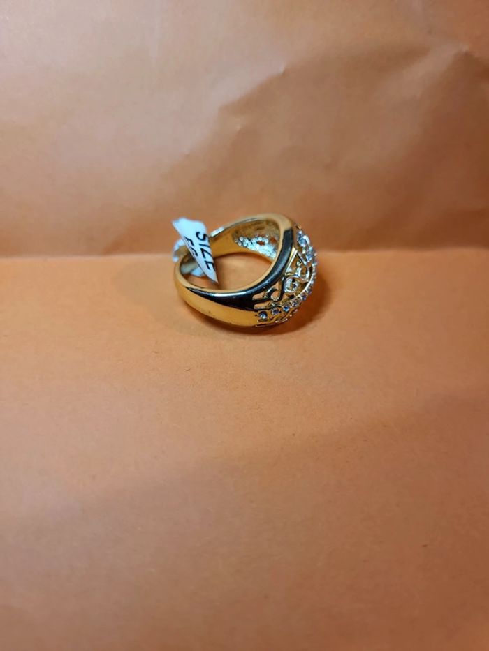 Bague Vague et Strass - Taille 56 - photo numéro 4