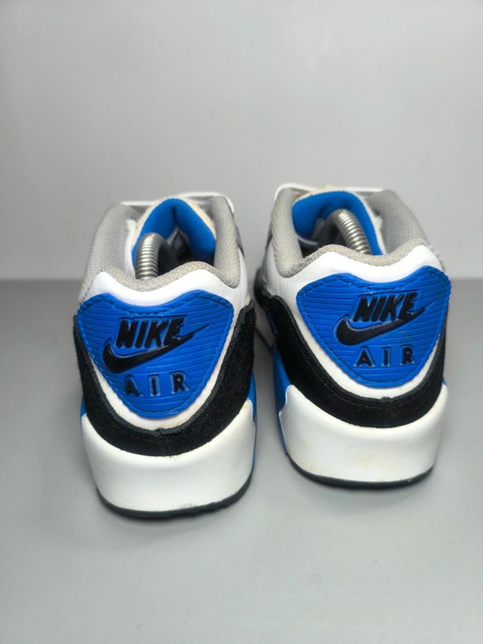 Baskets Nike air max 90 blanche bleu pointure 38.5 très bon état - photo numéro 7