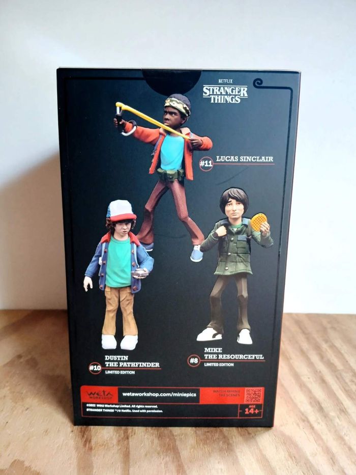 Figurine Mini Epics Stranger Things Lucas The Lookout Weta Workshop - photo numéro 4