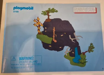 Playmobil "grotte préhistorique avec mammouth "