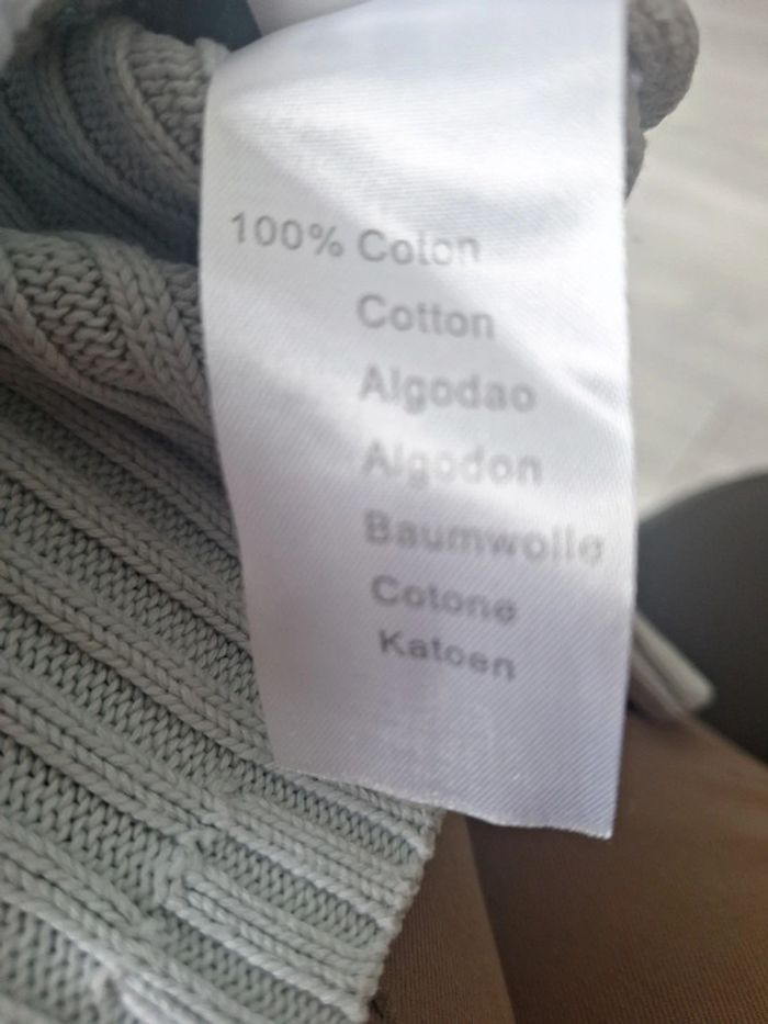 Gilet bébé bleu taille 1 mois vert baudet - photo numéro 6