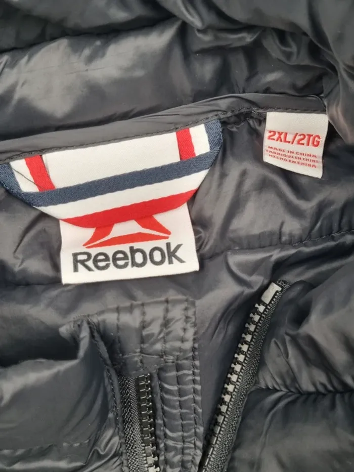 Doudoune sans manches Reebok noire XXL Homme (mesures en photos) - photo numéro 5