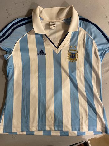 Maillot argentine col V vintage