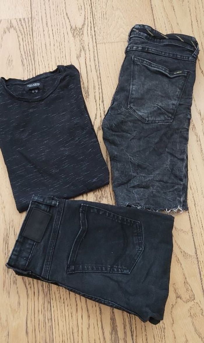 Lot Jean + Bermuda + Tee-shirt (14 ans)