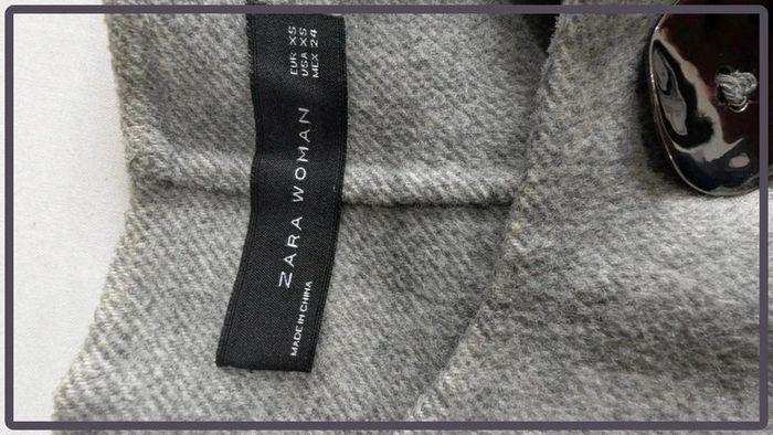 Manteau Zara taille XS femme gris - photo numéro 2