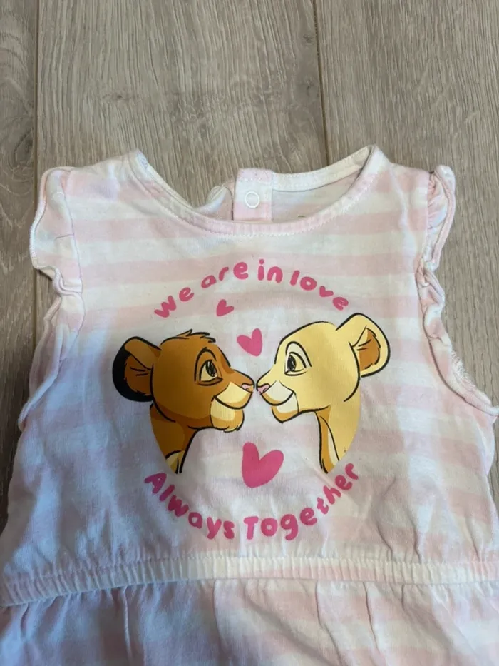 Combi d’été 9mois fille Disney - photo numéro 3