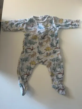 Pyjama velours dinosaure - 6 mois 🦖