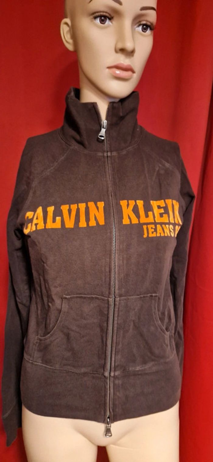 Veste zip Calvin Klein jeans taille S - photo numéro 1