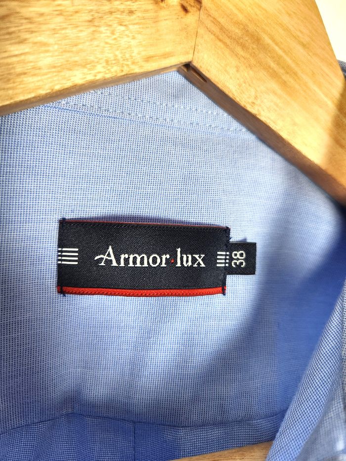 Chemise Armor Lux Bleu Ciel Femme - Taille 38 - photo numéro 3