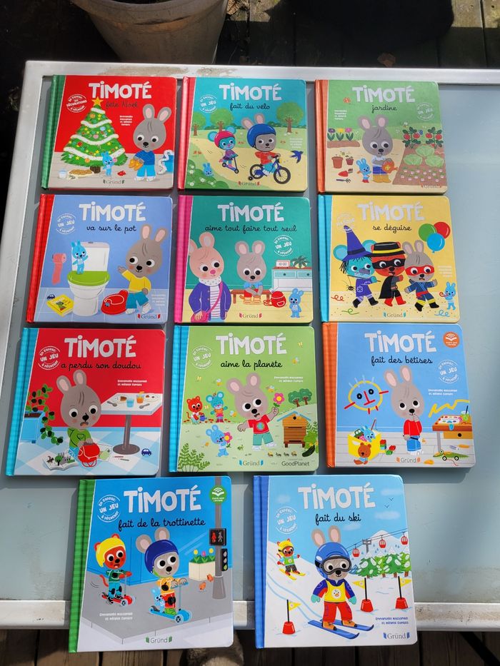 11 livres des aventures de Timoté
