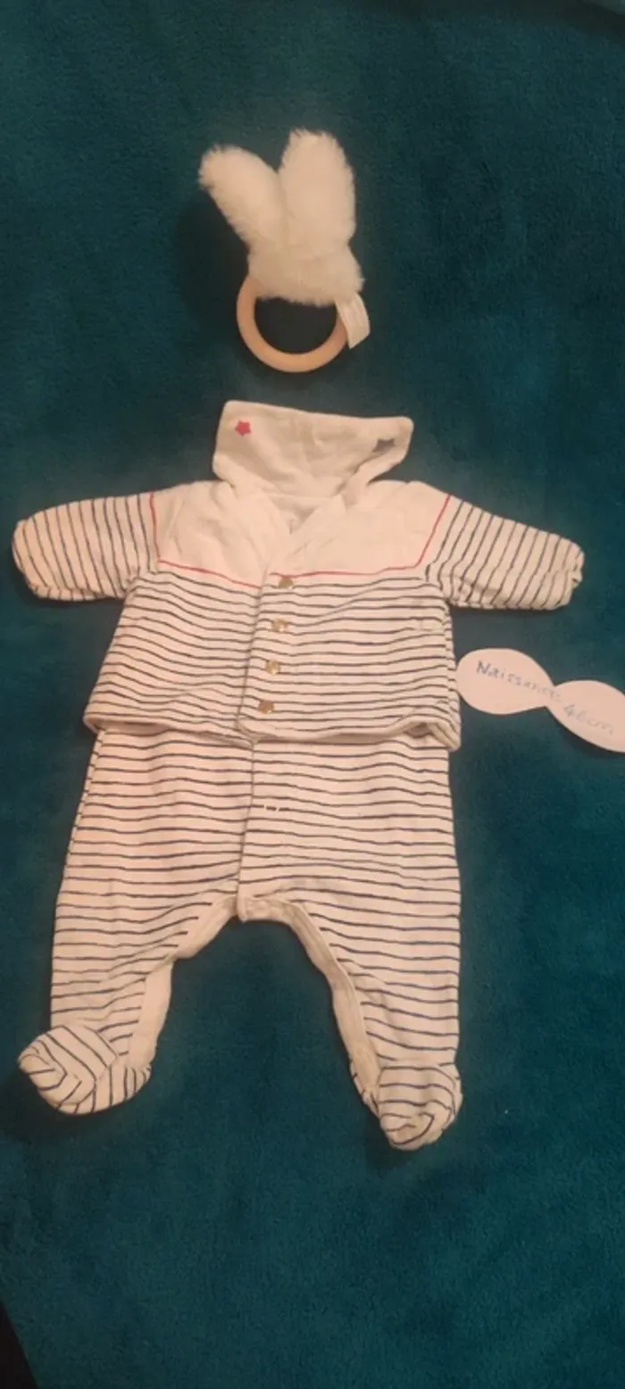 Ensemble naissance 46cm petit bateau - photo numéro 4