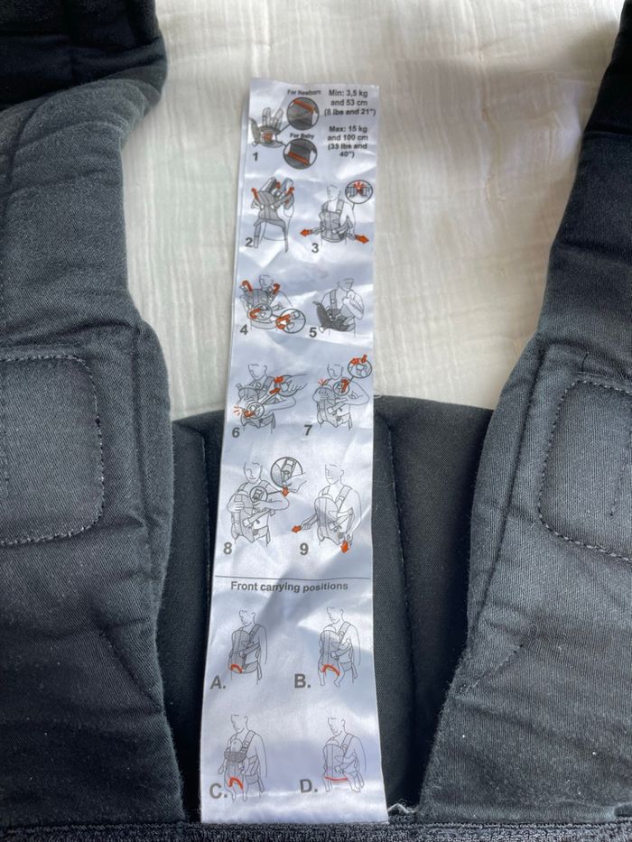 Porte bébé One noir - BabyBjörn - photo numéro 9