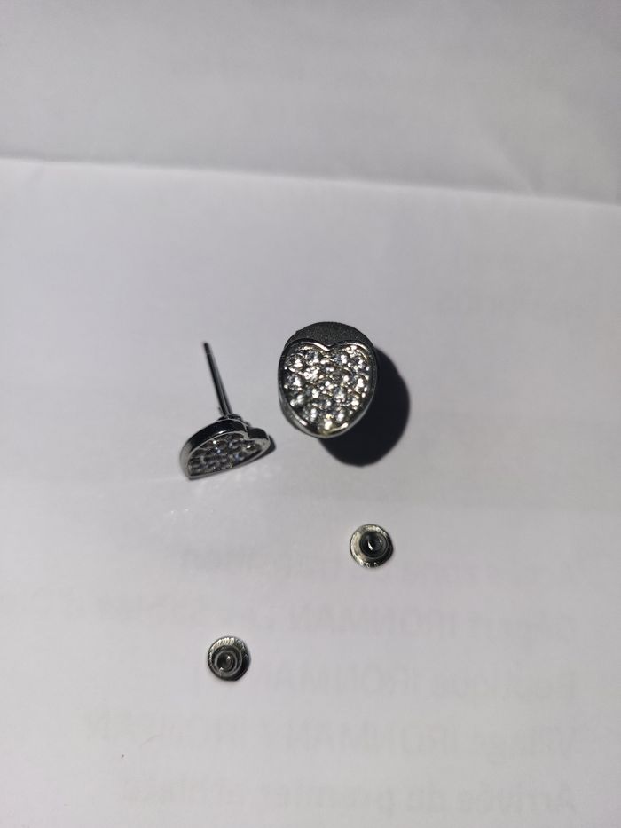 Boucles d'oreilles coeur - photo numéro 3