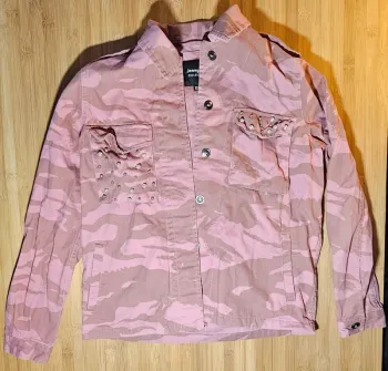 Veste Jennyfer camouflage rose clair
