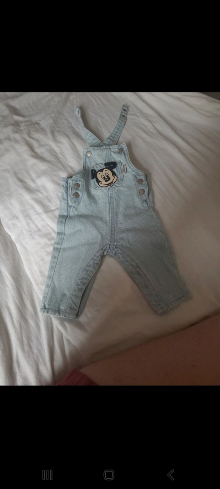 Salopette mickey 3 mois - photo numéro 2