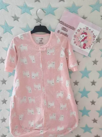 Gigoteuse manches longues Simple by Carter's - 3 mois /62 cm - très bon état