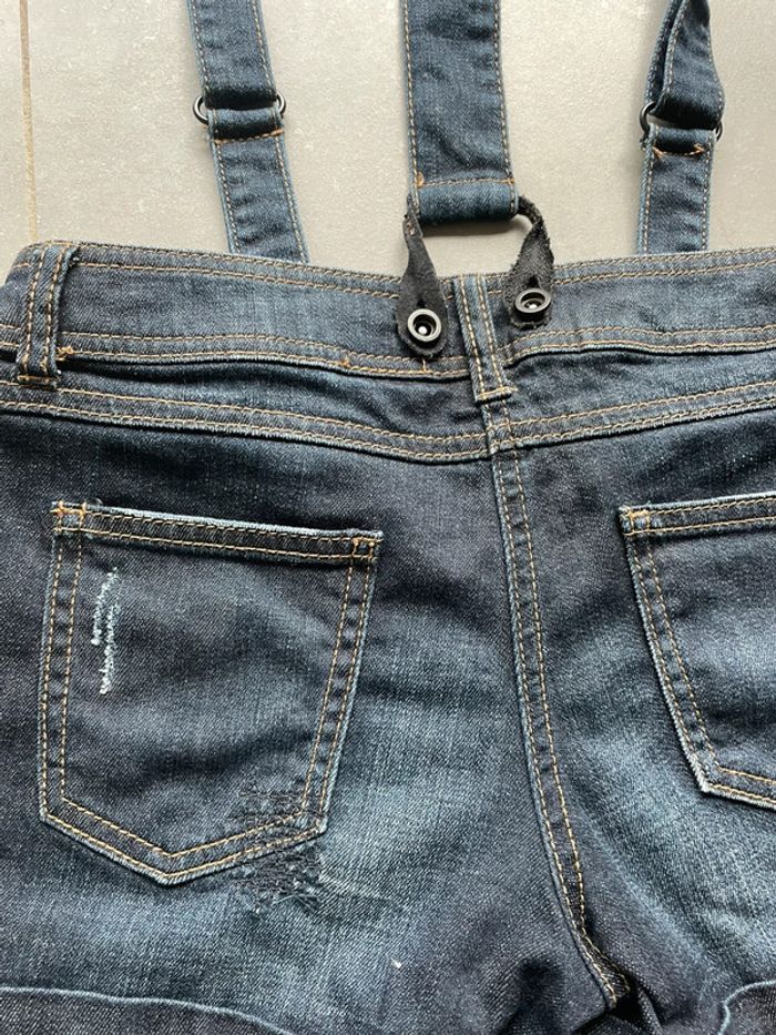 Salopette short en jean été - photo numéro 12