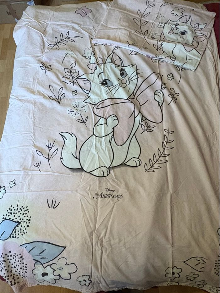 Parure lit 1pers Disney (Panpan/Marie) - photo numéro 2