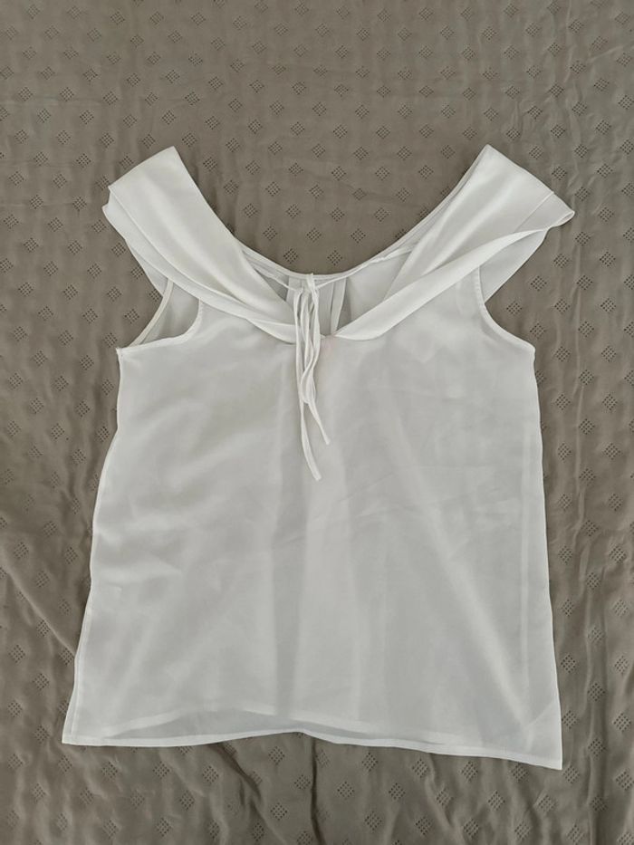 Haut sweewé blanc s/m TBE - photo numéro 3