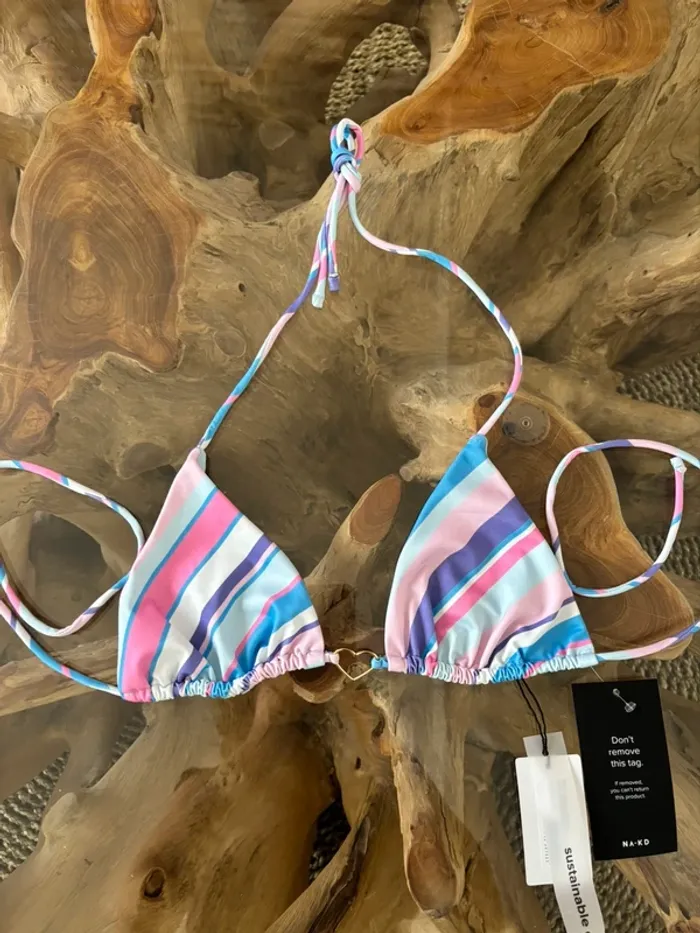 Haut de maillot de bain NA-KD rayures