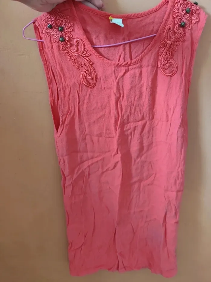 Robe d'été corail