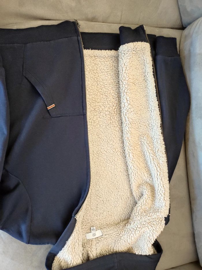 Veste doublée 10 ans bleu marine - photo numéro 4