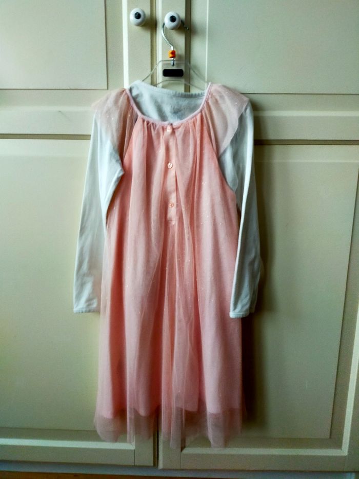 Ensemble de fête robe et t-shirt 7 ans Sergent major - photo numéro 2