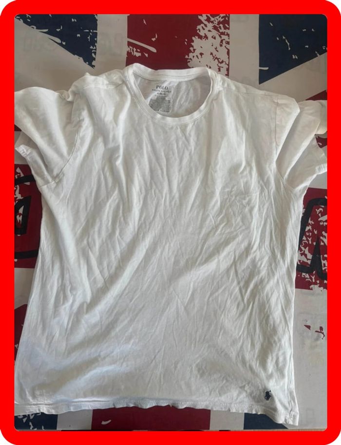 T-shirt polo Ralph Lauren taille Xl blanc - photo numéro 2