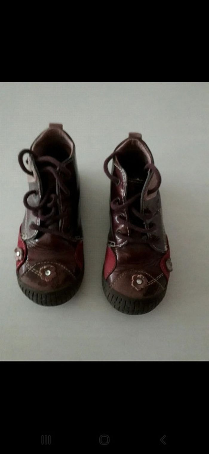 Chaussure / bottine fille cuir 23 Babybotte - photo numéro 2