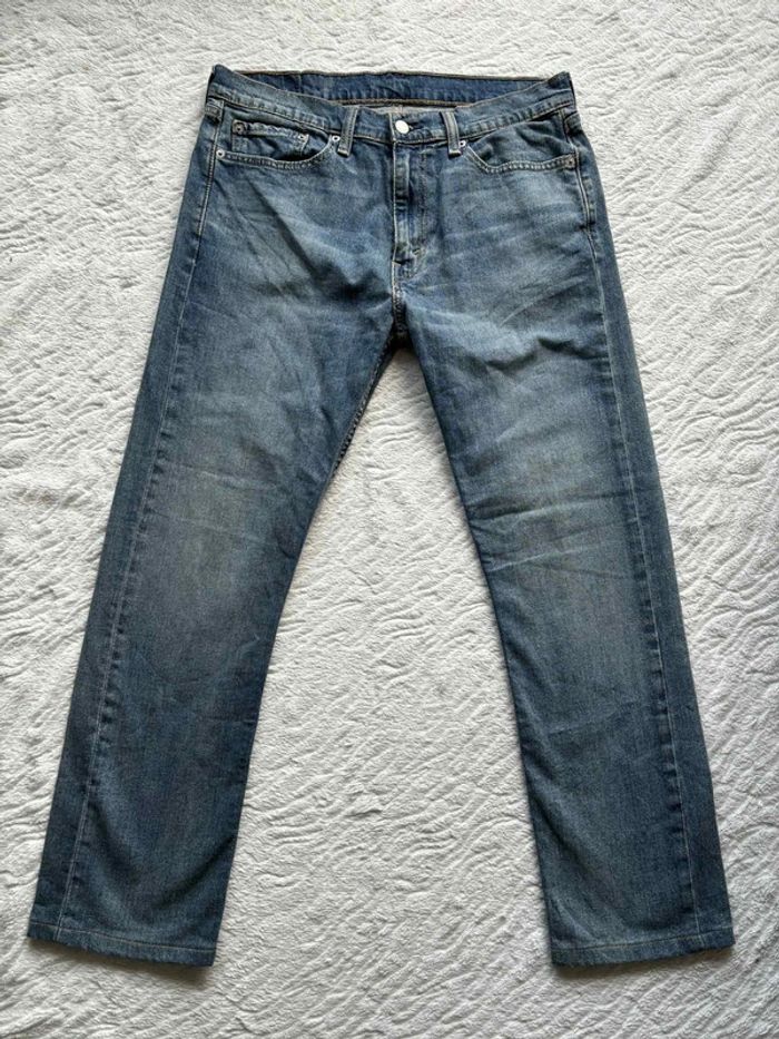 Jean Levi’s 513 Homme W34 (L/44) Coupe Slim Straight Bleu classique 00s y2k - photo numéro 4