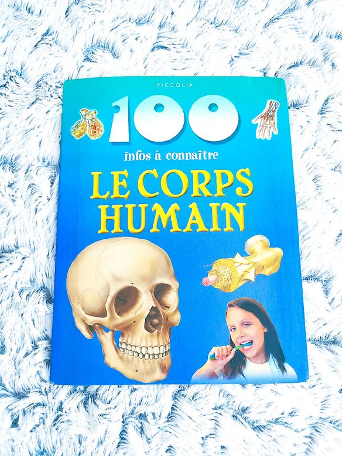 Livre pour enfant : 100 infos à connaître sur le corps humain 🖤