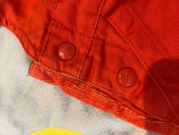 Jolie salopette rouge doublé hiver 6 mois 67cm - photo numéro 3