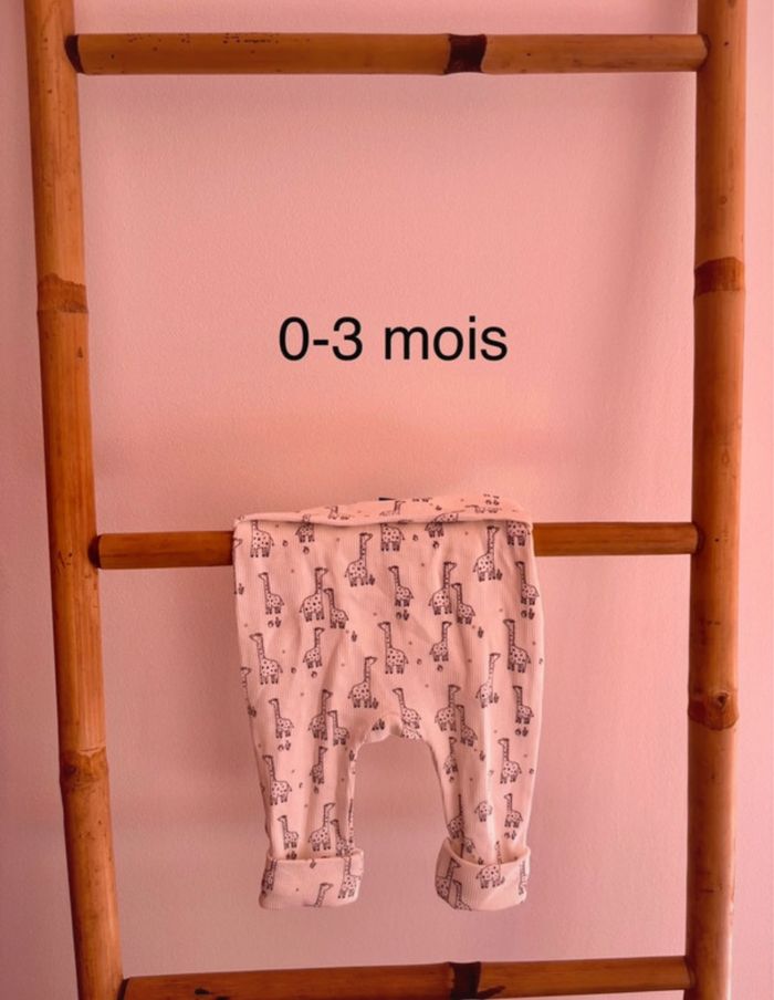 Lot 0/3 mois combinaison hiver + legging - photo numéro 4