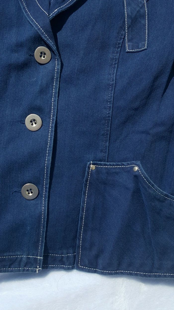 Veste jean Jacqueline Riu taille 3 (42/44) - photo numéro 3