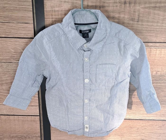 Chemise manches longues Kiabi 6 mois